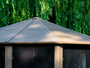Gazebo Penguin - Florence Sand Solarium Metal Roof 12x15