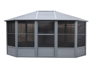 Gazebo Penguin - Florence Slate Solarium Metal Roof 12x15