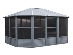 Gazebo Penguin - Florence Slate Solarium Metal Roof 12x15