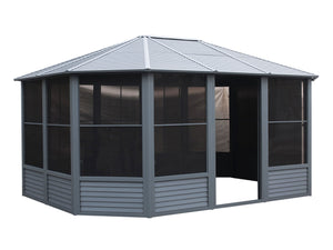 Gazebo Penguin - Florence Slate Solarium Metal Roof 12x15