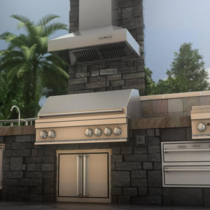 ZLINE - 60" Ducted Wall Mount Range Hood in Outdoor Approved Stainless Steel (697-304-60)