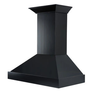 ZLINE - 30" Convertible Vent Wooden Wall Mount Range Hood in Black (KBCC-30)