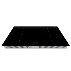 FORNO - Parco 30-Inch Induction Cooktop, 4 Zones, 7,200W Total Power, Touch Control, 9 Power Levels, Booster Function