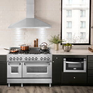 ZLINE - 48" Convertible Vent Outdoor Approved Wall Mount Range Hood in Stainless Steel (KB-304-48)