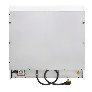 FORNO - Antico 36-inch Dual Fuel Range White and Antique Brass Design with 6 Sealed Gas Burners and Electric Convection Oven