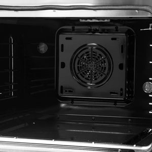 FORNO - Galiano 48-inch Dual Fuel Range Black & Antique Brass Design with 8 Sealed Burners 107,000 BTU, 6.58 cu. ft. double ovens & Griddle