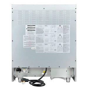 FORNO - Galiano 30-inch Freestanding French Door Dual Fuel Range Black