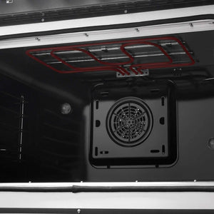 FORNO - Galiano 36-inch Freestanding French Door Dual Fuel Range Black