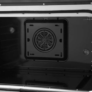 FORNO - Galiano 36-inch Freestanding French Door Dual Fuel Range Black