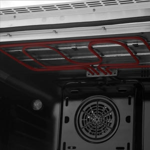 FORNO - Galiano 36-inch Freestanding French Door Dual Fuel Range White