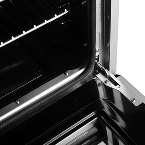 FORNO - Marco 30-Inch Dual Fuel Range, Stainless Steel, 4 Burners, 37,000 BTU, True Convection Oven, Energy Efficient