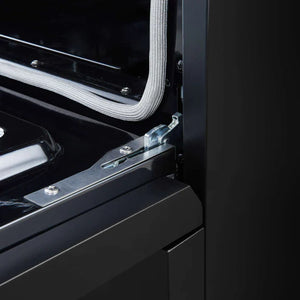 FORNO - Paolo 30-Inch Freestanding Electric Range, Black, 4.38 cu.ft, True Convection Oven, Energy Efficient