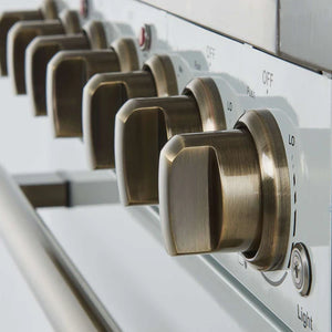 FORNO - Paolo 30-Inch Freestanding Electric Range, White, 4.38 cu.ft, True Convection Oven, Energy Efficient