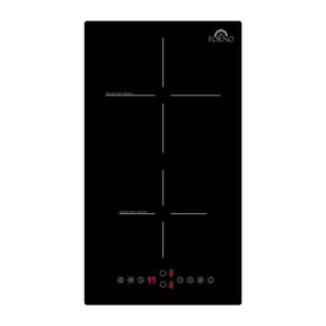FORNO - Parco 12-Inch Induction Cooktop, 2 Zones, 3600W, Touch Control, 9 Power Levels & Booster Function