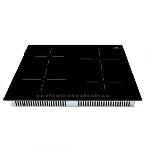 FORNO - Parco 24-Inch Induction Cooktop, 4 Zones, 7200W, Touch Control, 9 Power Levels & Booster Function