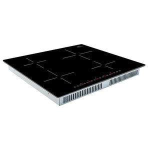 FORNO - Parco 24-Inch Induction Cooktop, 4 Zones, 7200W, Touch Control, 9 Power Levels & Booster Function