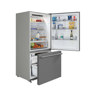 FORNO - Milano 2-Piece 62-Inch Freestanding Dual Bottom Freezer Refrigerator, Stainless Steel – 34.4 cu.ft, Touch Control, Ice Maker