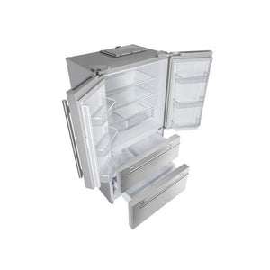 FORNO - Moena 36" French Door 19.2 Cu.Ft. Stainless Steel Refrigerator