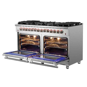 FORNO - Forno Massimo 60" Freestanding Dual Fuel Range