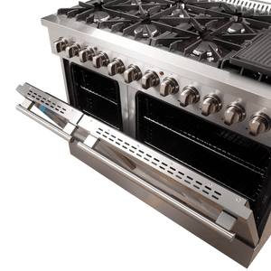 FORNO - Galiano 48″ Freestanding Dual Fuel Range