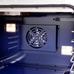 FORNO - Capriasca 36-Inch Freestanding French Door Gas Range, 6 Burners, Convection Oven, Energy Efficient