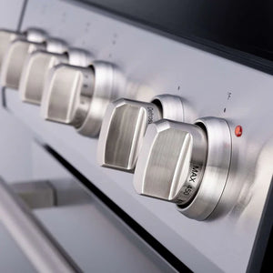 FORNO - Leonardo Espresso 30-Inch Slide-In Stainless Steel Induction Range, Convection Oven, 5 Cooking Zones