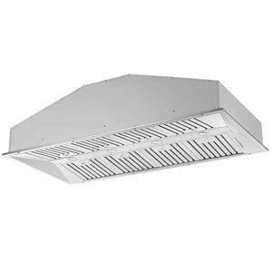 FORNO - Altilia 60-Inch Insert Range Hood, Stainless Steel, LED Lighting, Baffle Filters