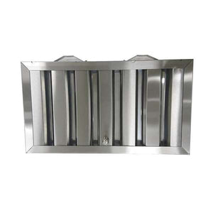 FORNO - Frassanito 36-Inch Recessed Range Hood, 450 CFM, Stainless Steel Baffle Filters, LED Lighting