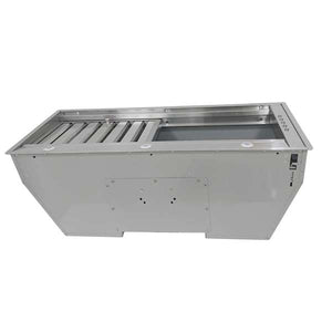 FORNO - Frassanito 36-Inch Recessed Range Hood, 450 CFM, Stainless Steel Baffle Filters, LED Lighting