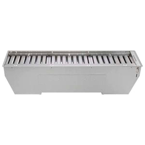 FORNO - Frassanito 48-Inch Recessed Range Hood, Stainless Steel Baffle Filters, LED Lighting