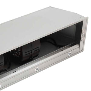 FORNO - Frassanito 60-Inch Recessed Range Hood, Stainless Steel Baffle Filters, LED Lighting