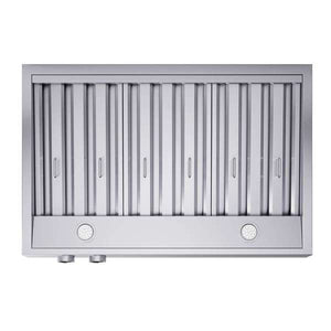 FORNO - Biagio 36-Inch Wall Mounted Range Hood, Stainless Steel, Heavy Duty