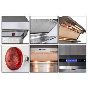 FORNO - Savona 36-Inch Wall Mount Range Hood, Hybrid Filters, Backsplash Included