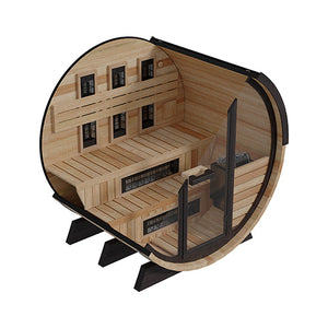 Finnmark - Thermo-Aspen Combination Barrel Sauna FD-7