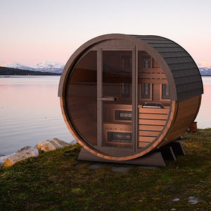 Finnmark - Cedar Combination Barrel Sauna FD-6