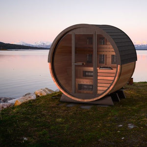 Finnmark - Thermo-Aspen Combination Barrel Sauna FD-7