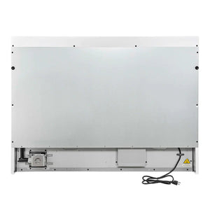 FORNO - Antico 48-Inch Freestanding Gas Range, White, Antique Brass Design, 8 Burners, Griddle, Double Ovens, Energy Efficient