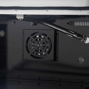 FORNO - Galiano 36-inch Freestanding Gas Range in White with Antique Brass Design, 6 Burners, 83,000 BTU, 5.36 cu.ft. Convection Oven