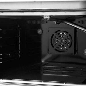 FORNO - Galiano 48-inch Gas Range White & Antique Brass Design, 8 Burners, 107,000 BTU, Griddle, 6.58 cu.ft. Double Ovens