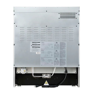 FORNO - Giovanni 30-inch Gas Range Black & Antique Brass Design, 5 Burners 67,000 BTU, 4.32 cu.ft. Convection Oven