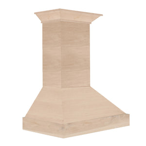 ZLINE - 30" Ducted Unfinished Wooden Wall Mount Range Hood (KBUF-30)