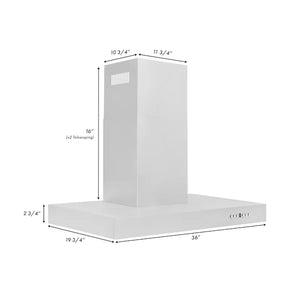 ZLINE - 30" Convertible Vent Wall Mount Range Hood in Stainless Steel (KE-30)