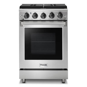 ThorKitchen - 24 Inch Freestanding Range in Stainless Steel