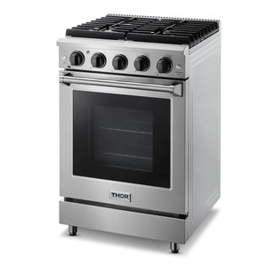 ThorKitchen - 24 Inch Freestanding Range in Stainless Steel