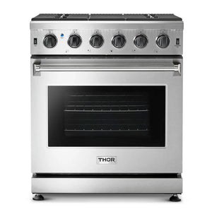 ThorKitchen - 30 Inch Freestanding Range in Stainless Steel