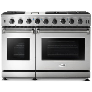 ThorKitchen - 48 Inch Freestanding Range in Stainless Steel