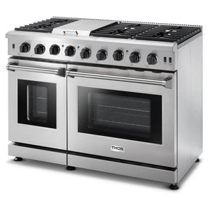 ThorKitchen - 48 Inch Freestanding Range in Stainless Steel