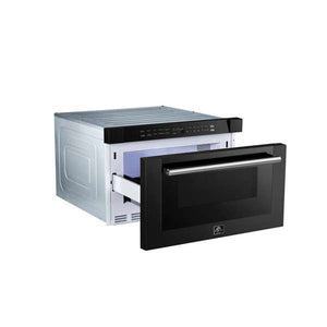 FORNO - Espresso Capoliveri 24" Microwave Drawer in Black