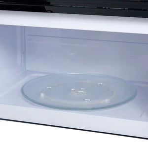 FORNO - Scalo 30-Inch Over the Range Microwave, Black – 1.6 cu.ft, 300 CFM Vent, Touch Control, LED Light