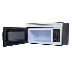 FORNO - Scalo 30-Inch Over the Range Microwave, Stainless Steel – 1.6 cu.ft, 300 CFM Vent, Touch Control, LED Light